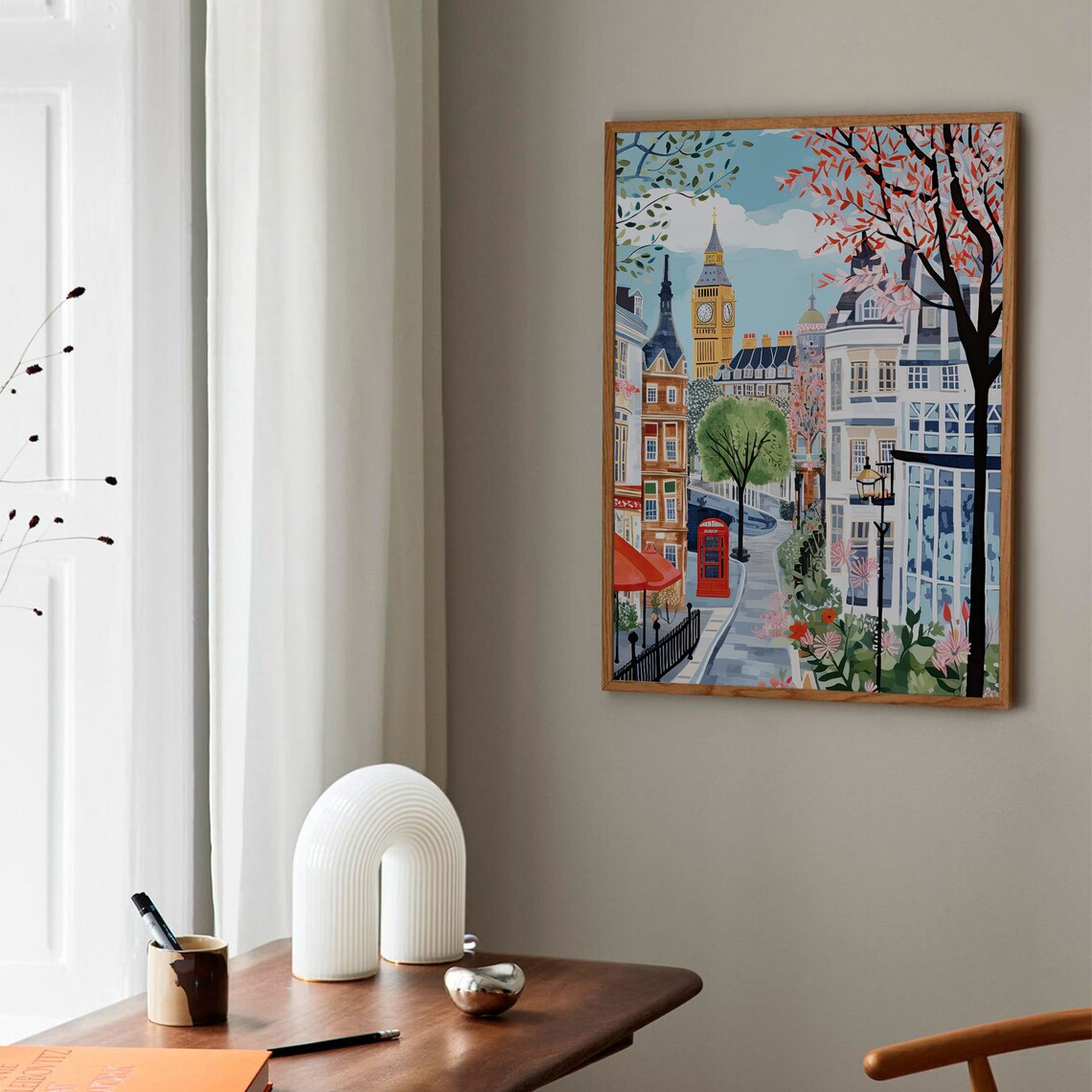 London Wall Art England Travel Gift Poster - Image 3