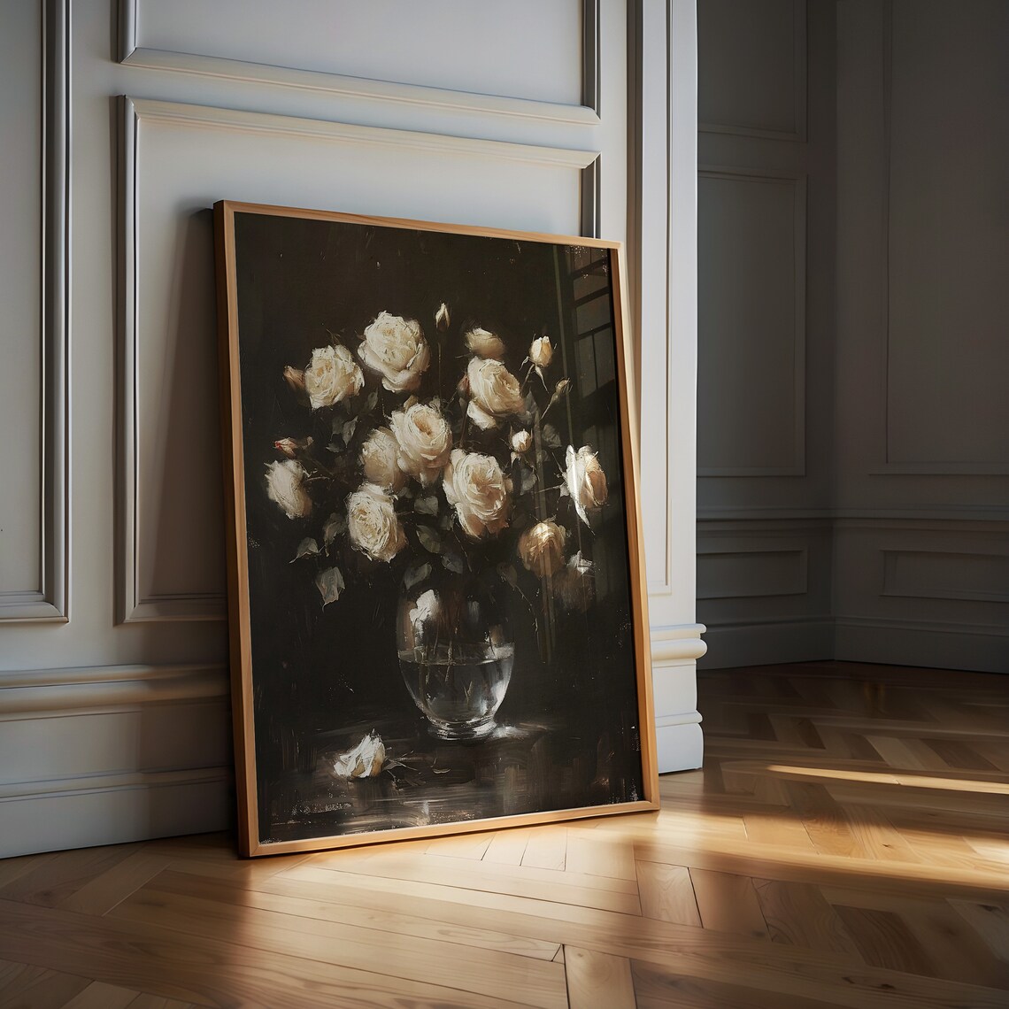 Dark Coquette Moody Roses Floral Wall Art Print - Image 6