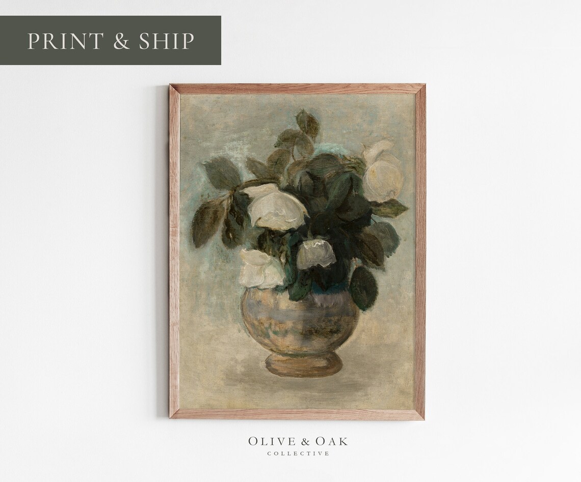 Rose Painting, Floral Art Print