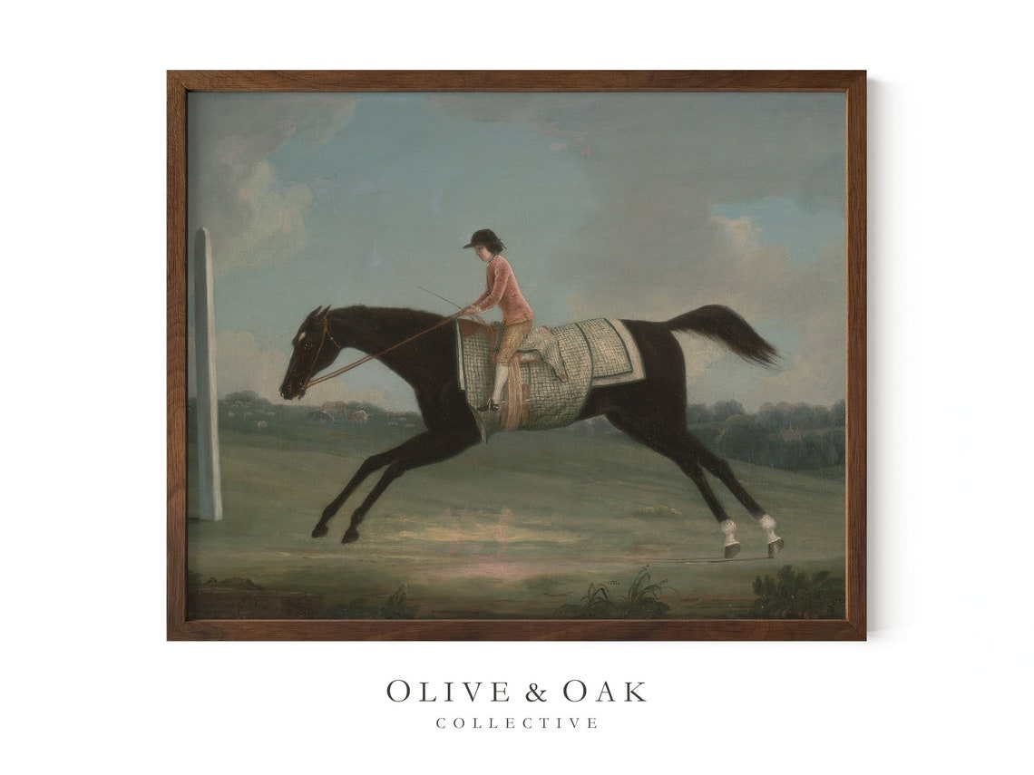 Vintage European Horse Portrait, Art Print - Image 3