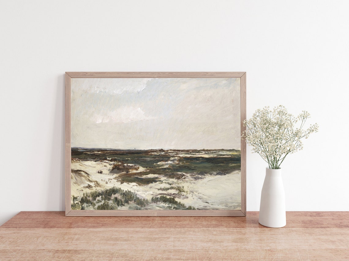 Vintage Coastal Landscape Art Print - Image 2