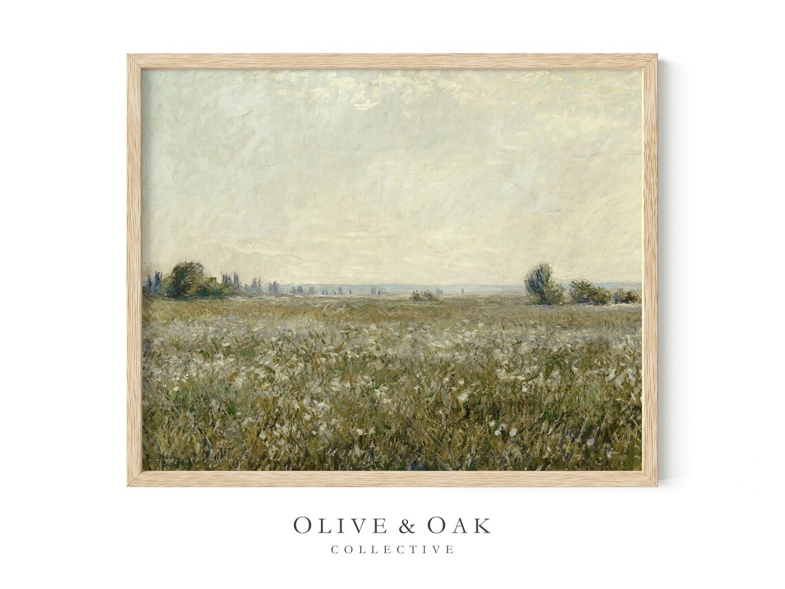 Spring Landscape Painting, Farmhouse Decor Art Print - Image 4
