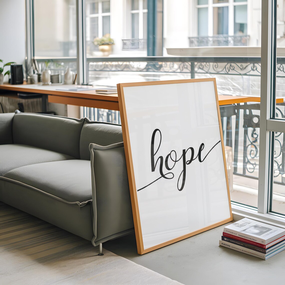 Hope Wall Art Bible Verse Decor Christian Print Scripture - Image 5