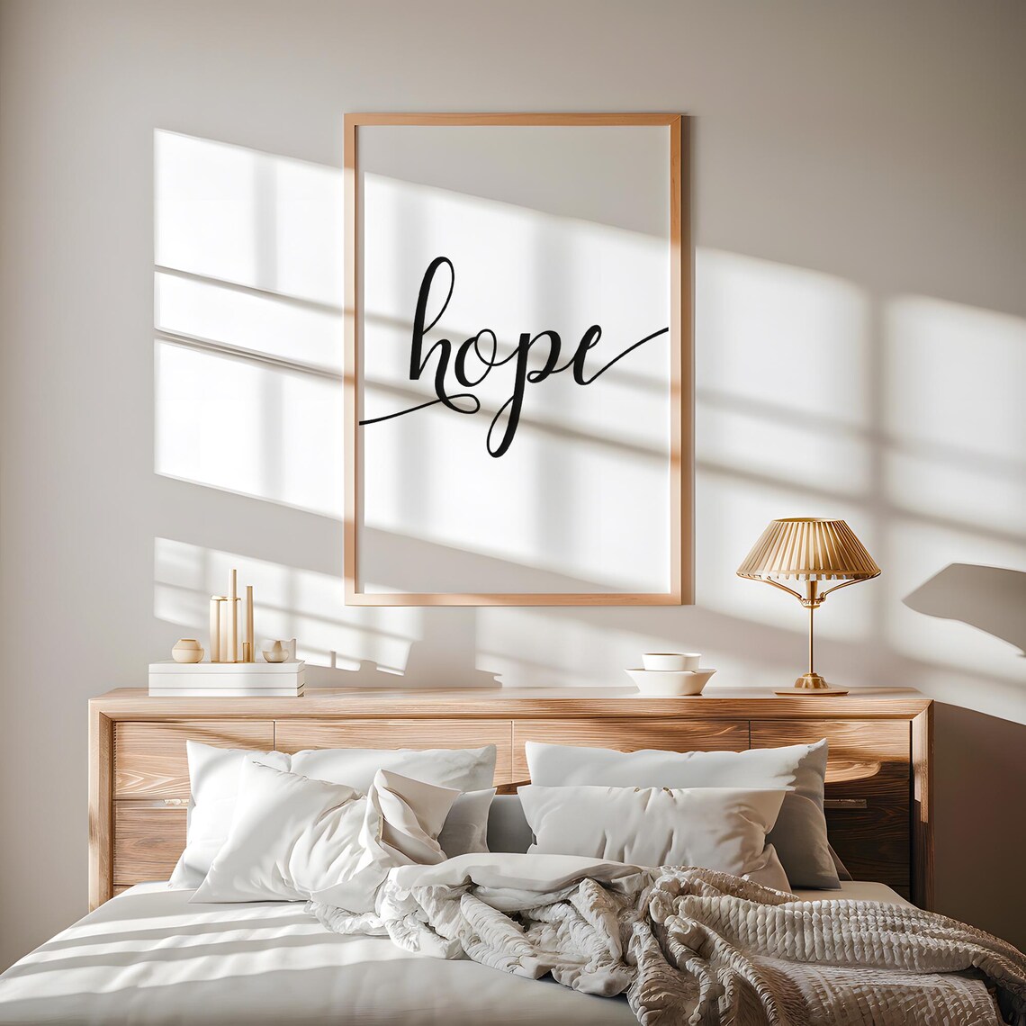 Hope Wall Art Bible Verse Decor Christian Print Scripture - Image 2