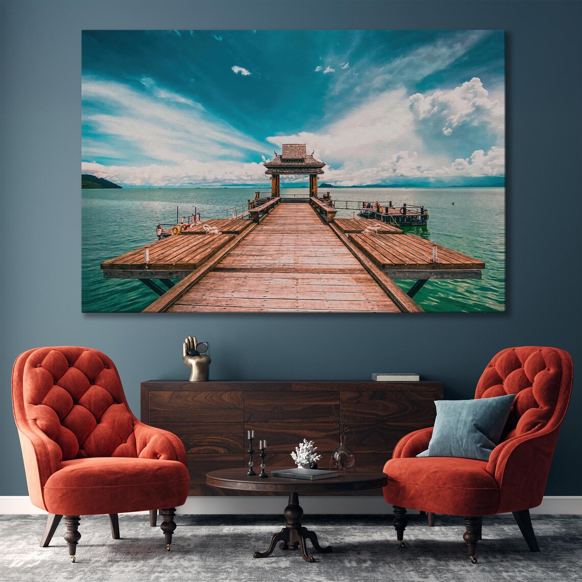 View Of Paradise Santhiya Resort In Koh Yao Yai Wall Art Island In The Andaman Sea Wall Art Decor Between Krabi And Phuket Thailand - Image 3