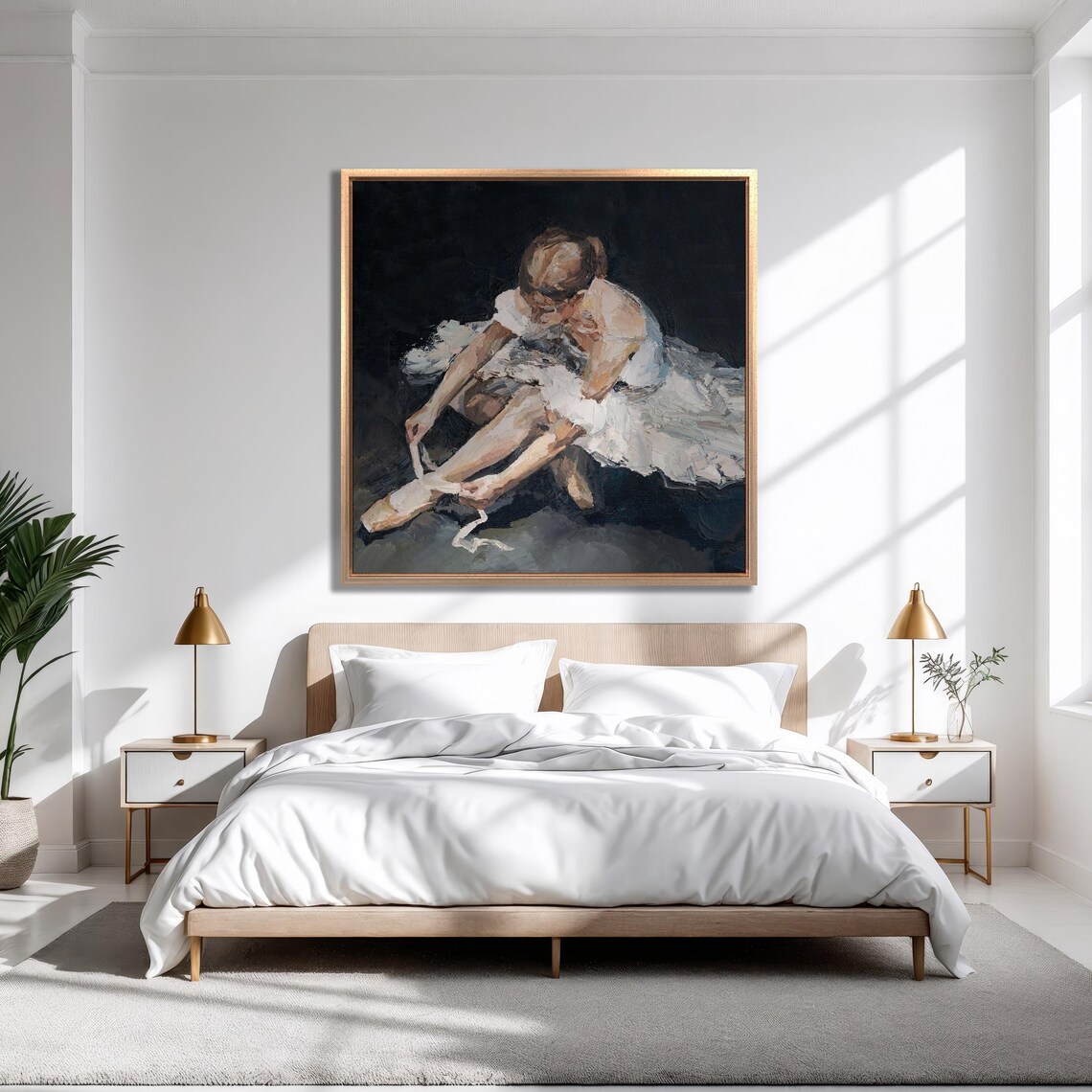 Impressionist Ballet Dancer Oil Painting Print - Image 5