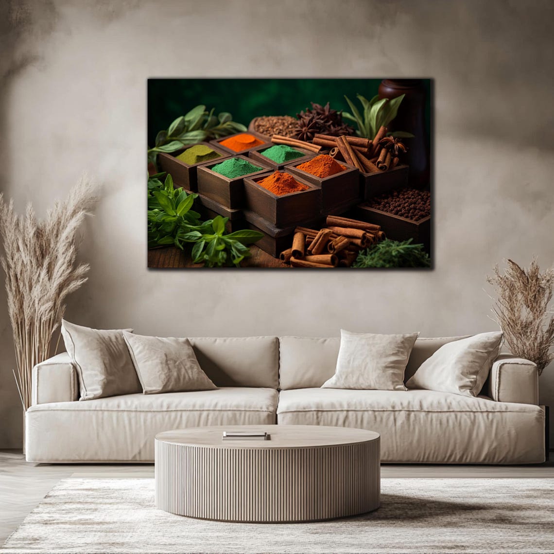 Assorted Spices Wooden Boxes Cinnamon Paprika Kitchen Wall Art Poster - Image 4