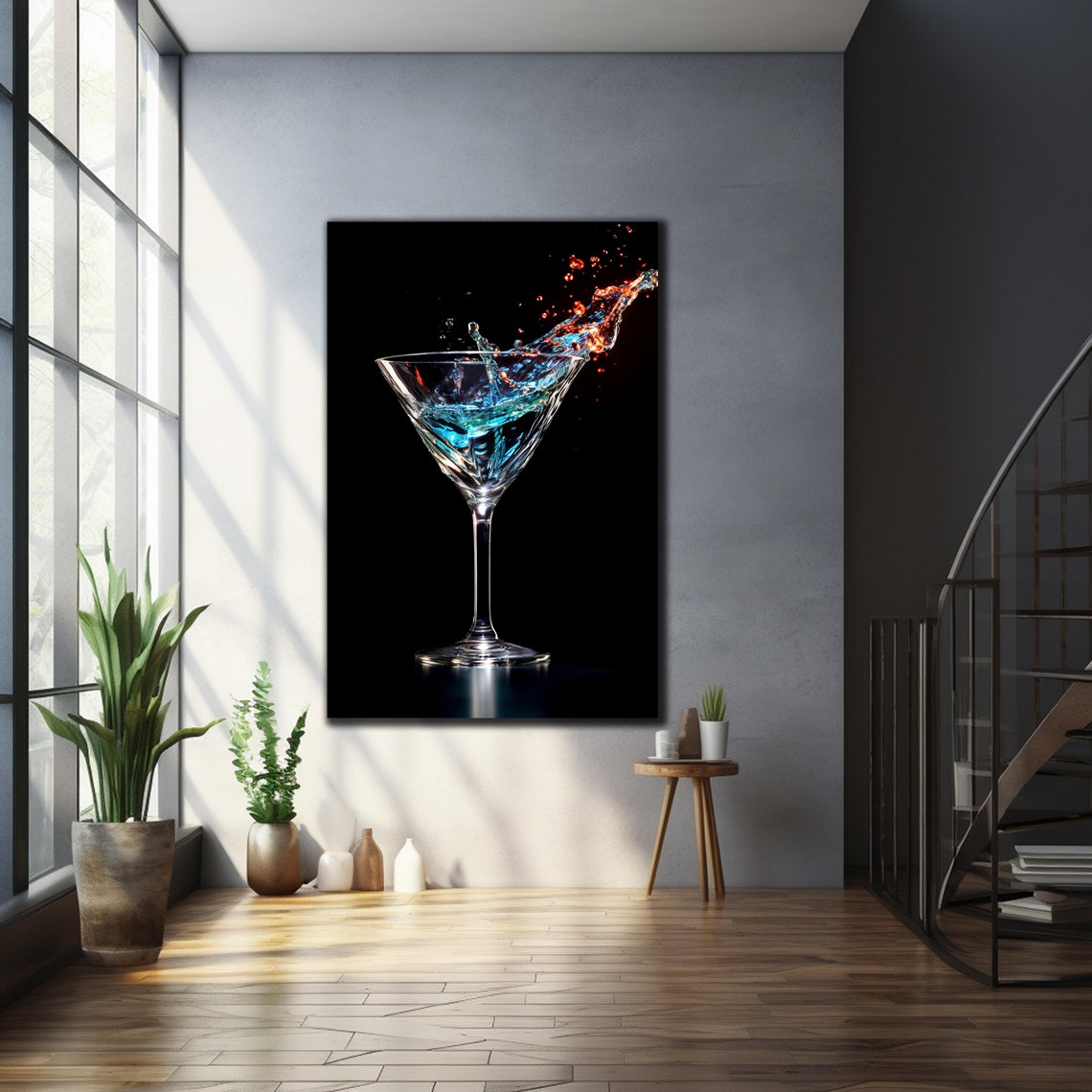 Drink Wall Art Cocktail Wall Art Tempered Glass Wall Art Custom Photo Glass Glass Printing Large Glass Wall Art Wall Hangings Food Wall Art - Image 2