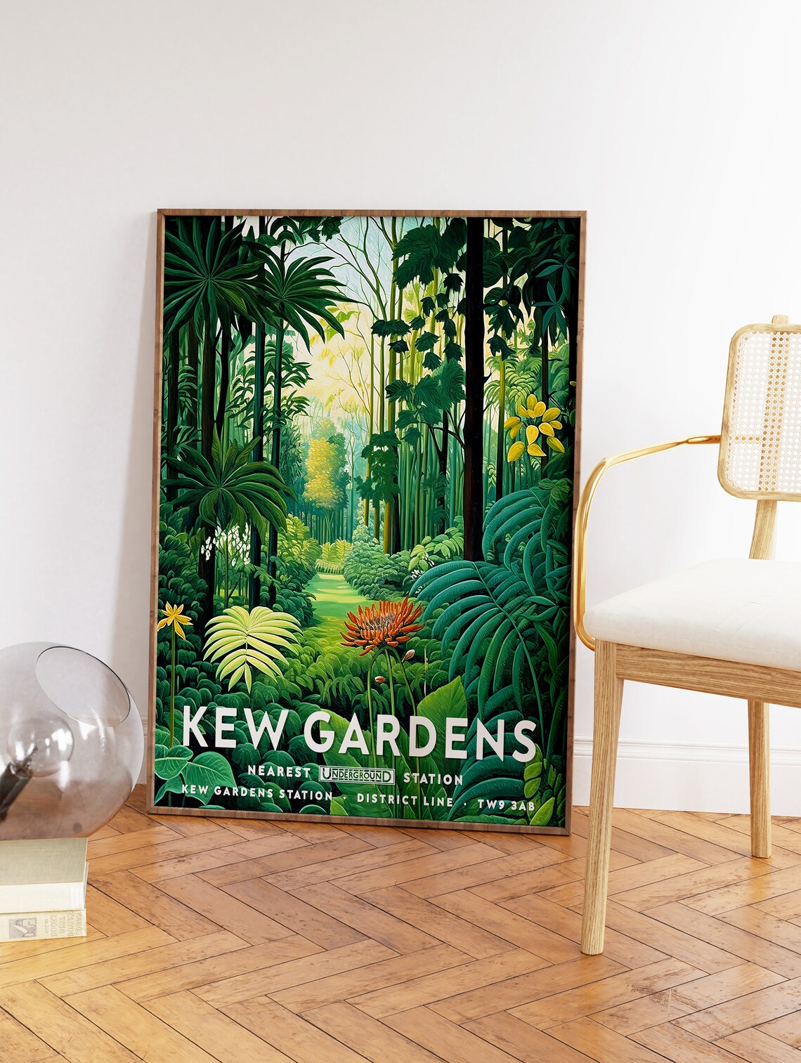 Kew Gardens Floral Botanical Poster, William Morris - Image 2