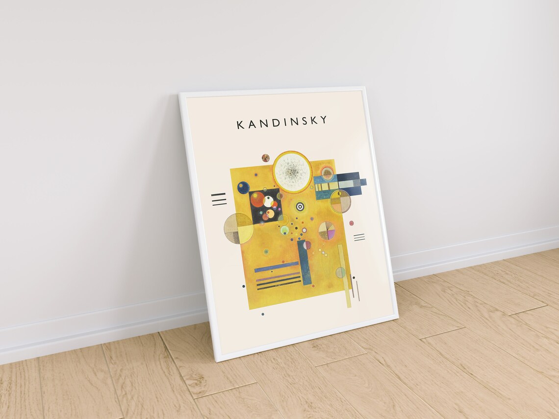 Kandinsky Poster, Soft Pressure Bauhaus Abstract Art - Image 2