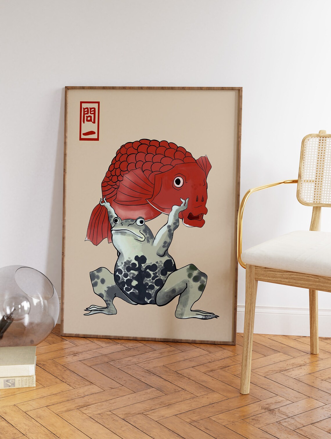 Matsumoto Hoji Frog Vintage Japanese Art Print - Image 3