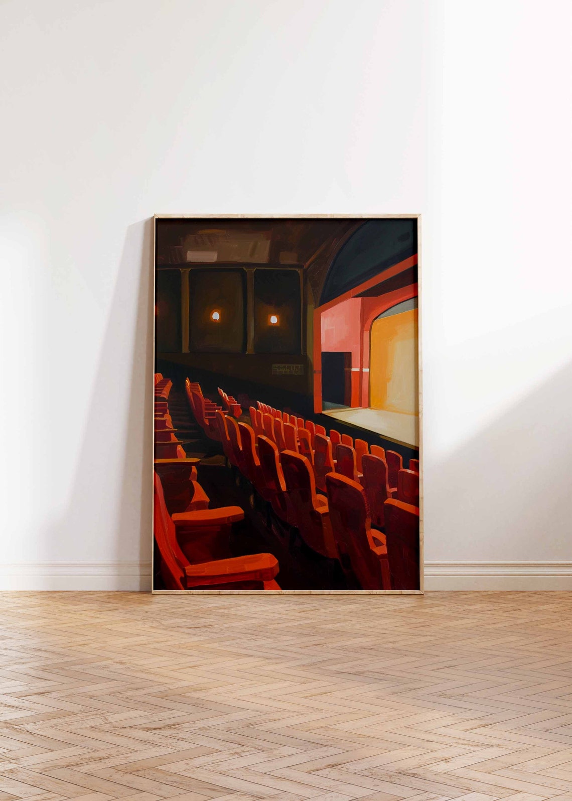 Vintage Movie Theatre Poster Retro Cinema Art Classic Film Wall Decor Theatre Print Nostalgic Art Retro Decor Retro Movie Poster - Image 2