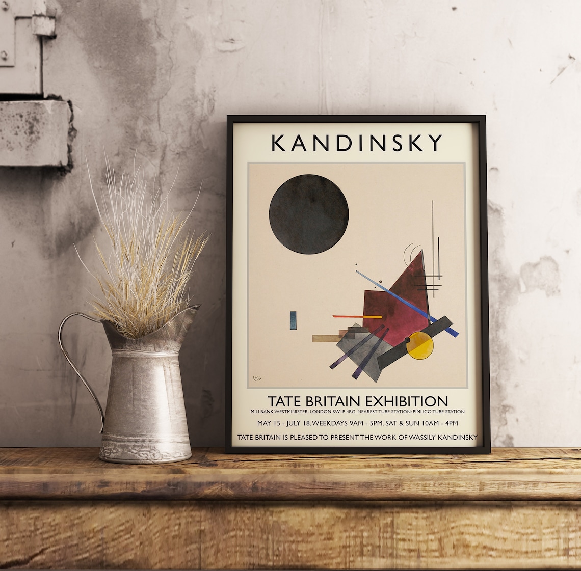 Wassily Kandinsky Exhibition Poster, Bauhaus Abstract Art Print - Image 3