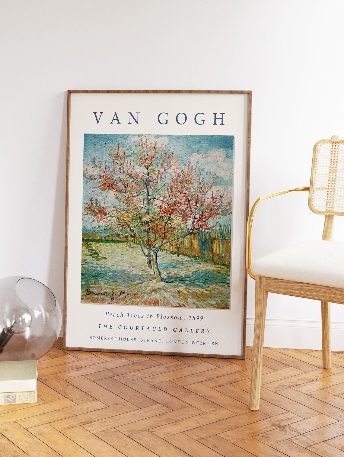 Van Gogh Peach Trees In Blossom Art Print - Image 2