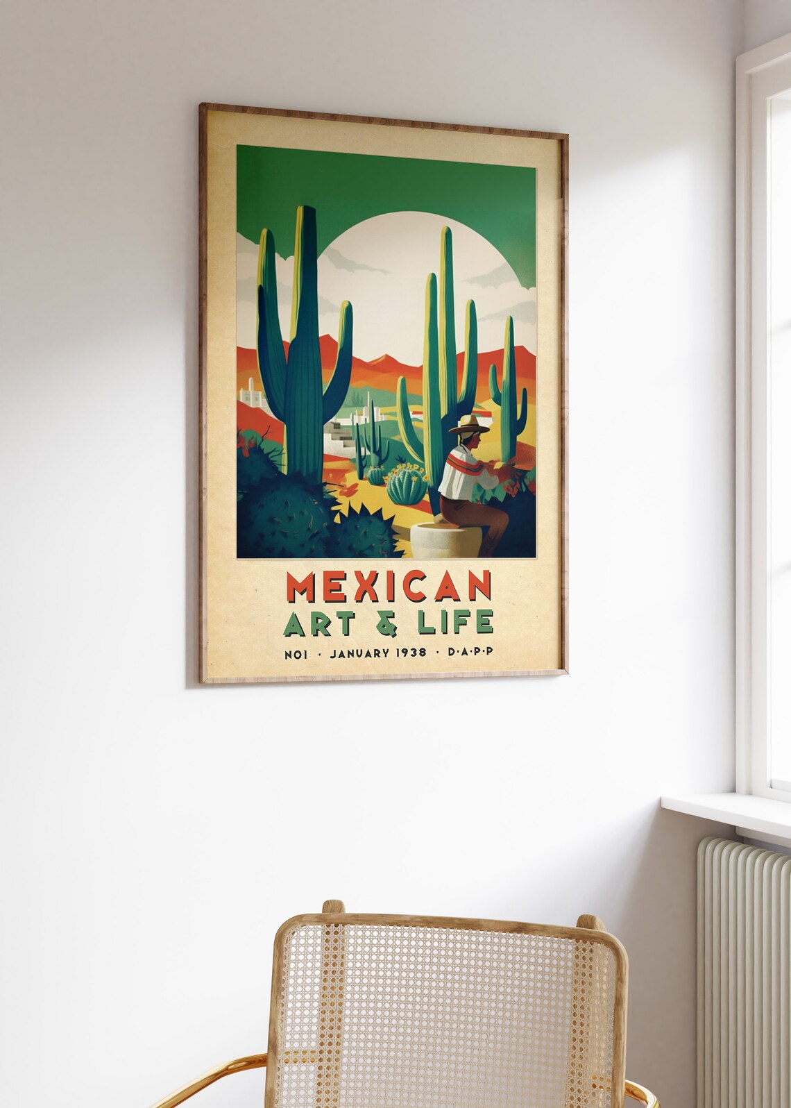 Mexican Art And Life Vintage Poster, Latin Decor - Image 3