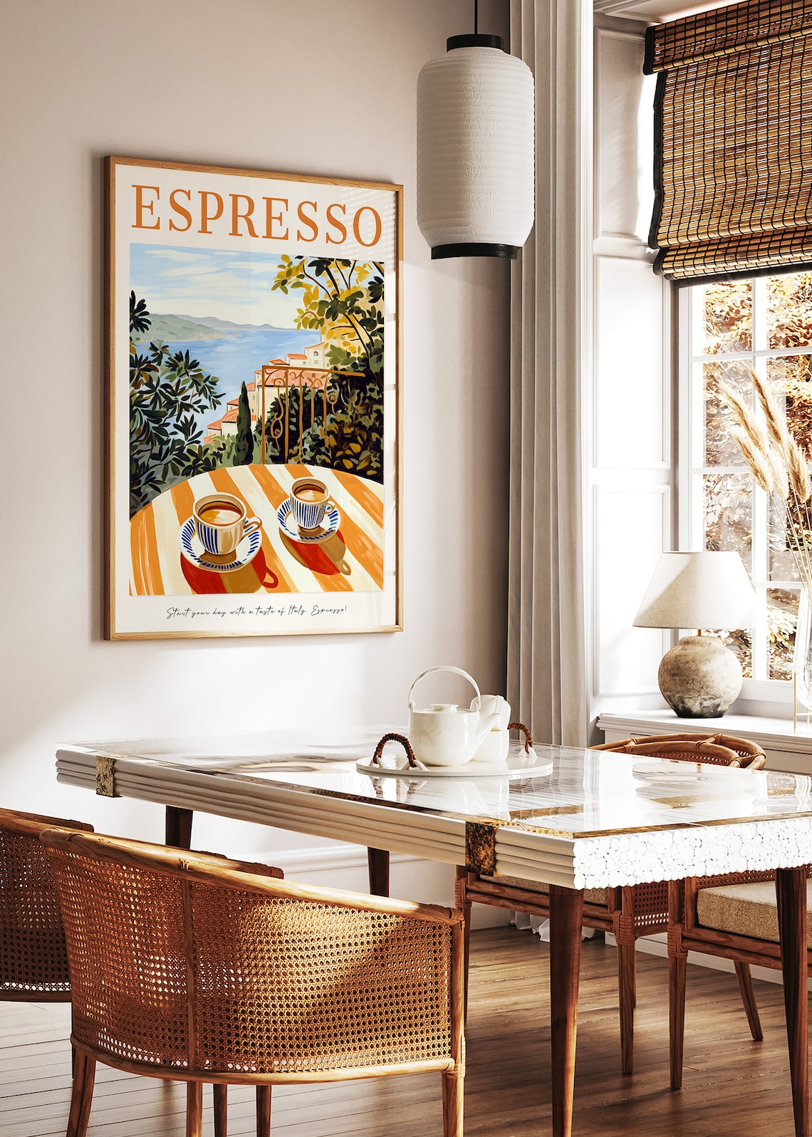 Coffee Poster Italian Espresso Print, Vintage Kitchen - Image 2