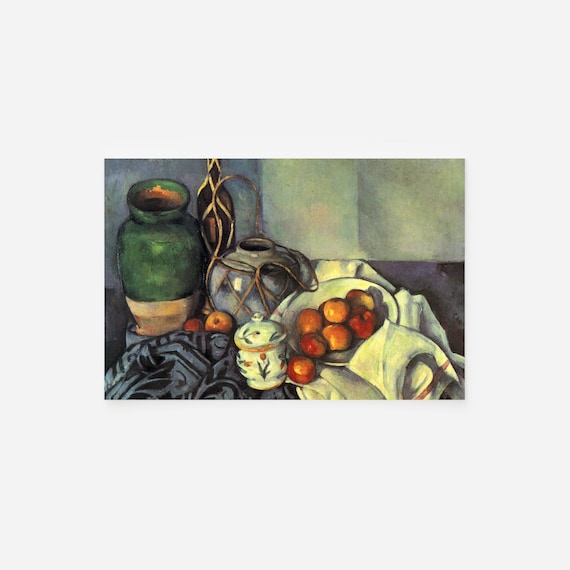 Paul Czanne Still Life With Apples 1894 Reproduction Of A Classic Painting Photo Poster Print Art Gift Cezanne Apples Pears