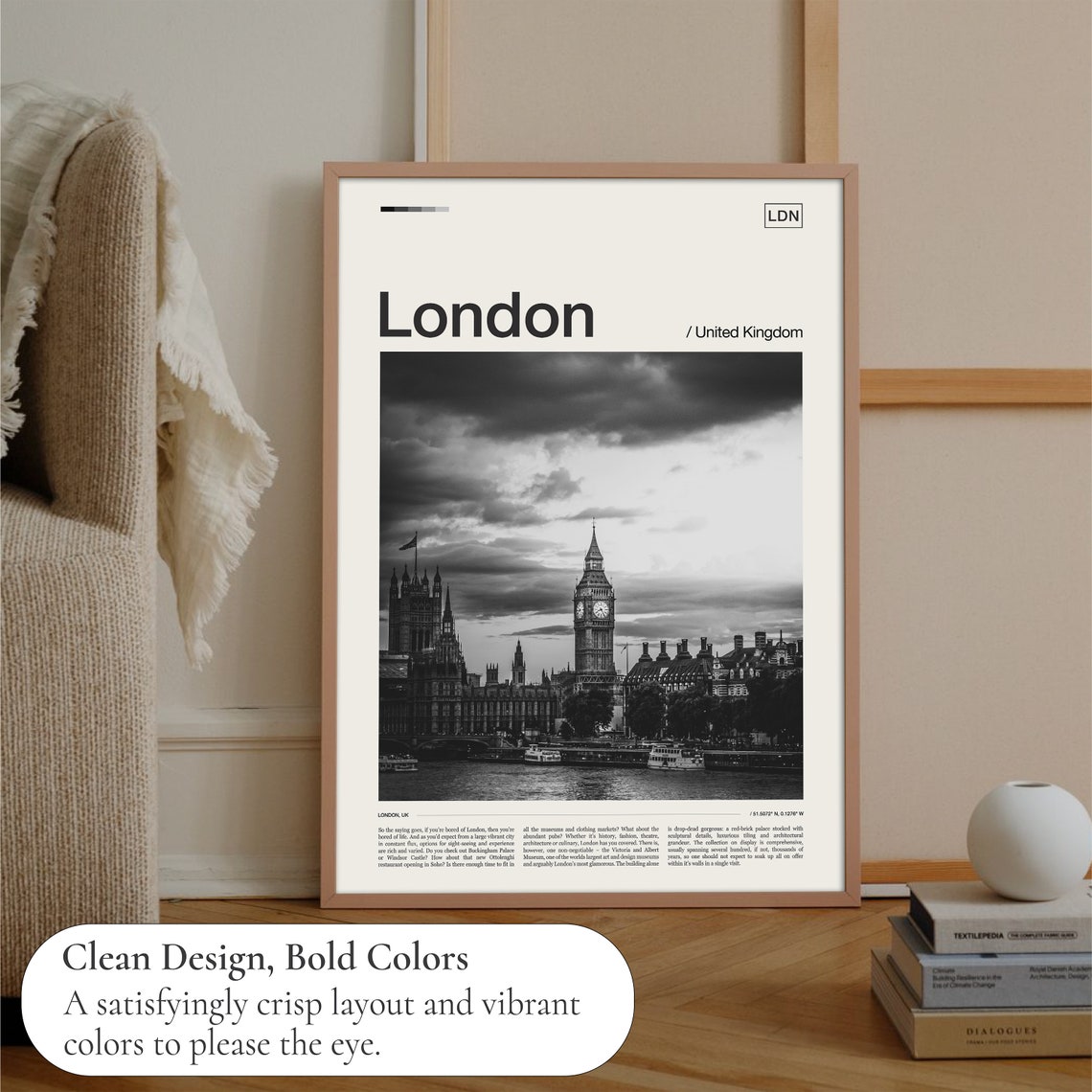 London Print Black And White London Poster London Wall Art London Art Print London Travel Poster London Decor London Photo - Image 3