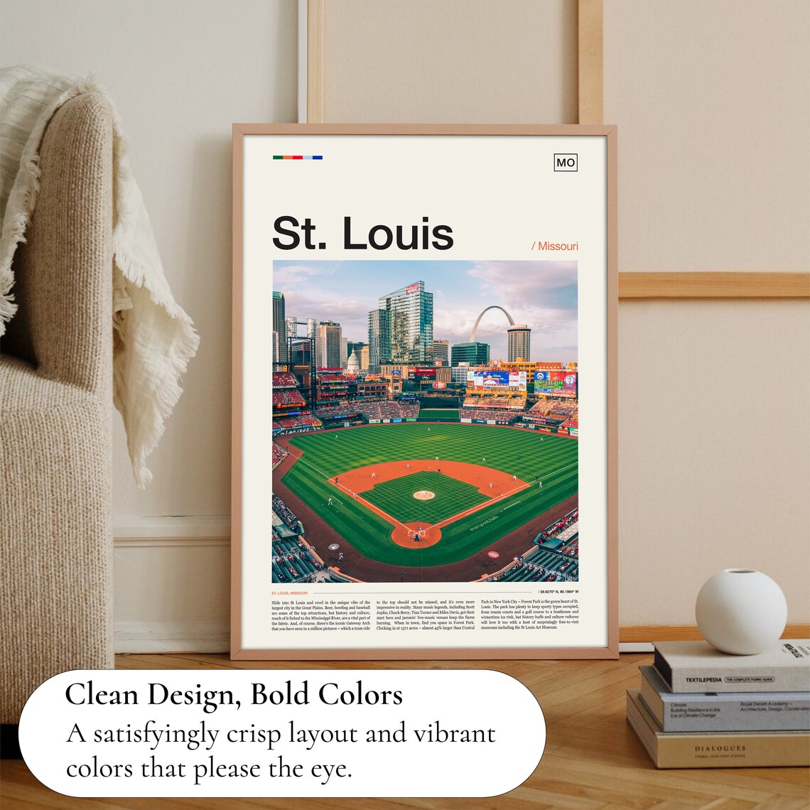 St Louis Travel Poster, City Wall Art Print - Image 3