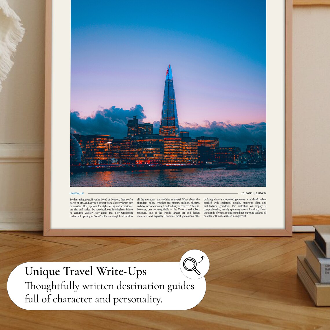 London United Kingdom The Shard Thames Sunset Photography Poster - Image 2
