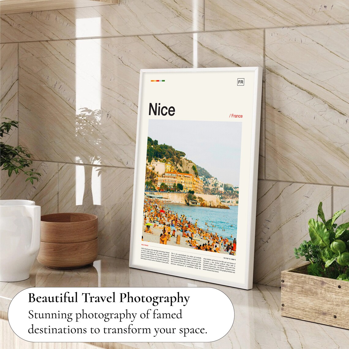Nice France Wall Art Print - Image 4