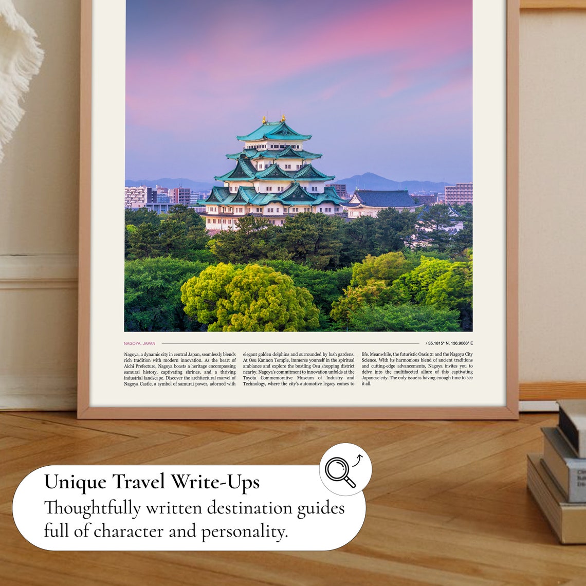 Nagoya Castle Sunset Japan Traditional Architecture Photo Poster - Image 2