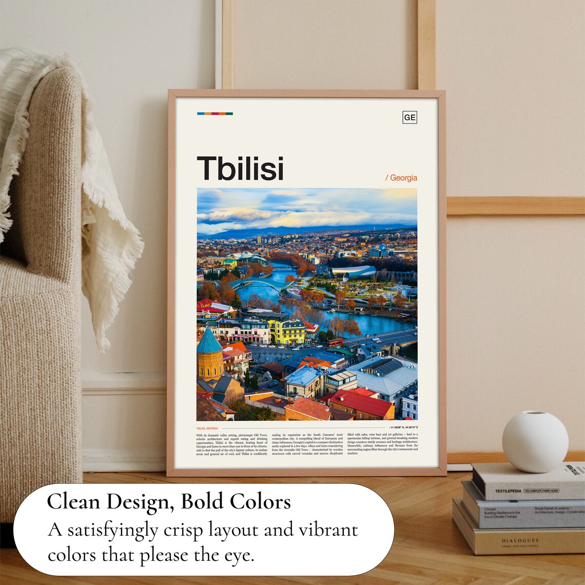 Tbilisi Georgia Travel Poster - Image 3