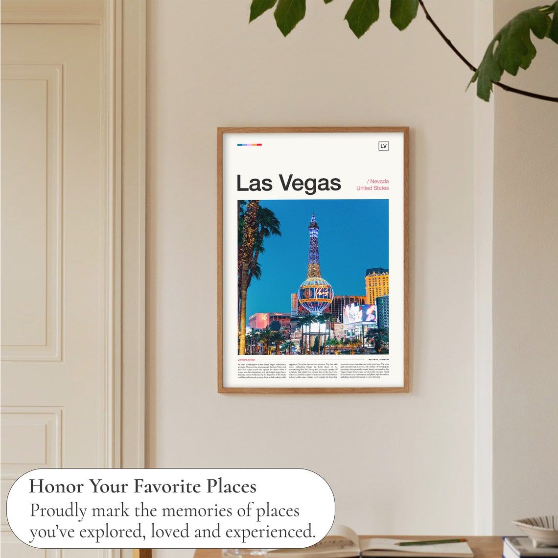 Las Vegas Print Las Vegas Poster Las Vegas Wall Art Las Vegas Art Print Las Vegas Decor Las Vegas Gift Las Vegas Photo Las Vegas Travel - Image 5