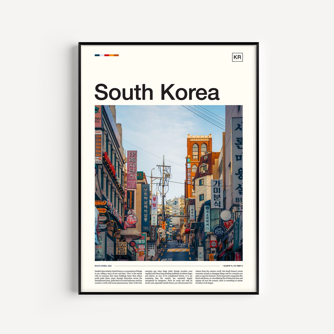South Korea Korean Photography Poster Print