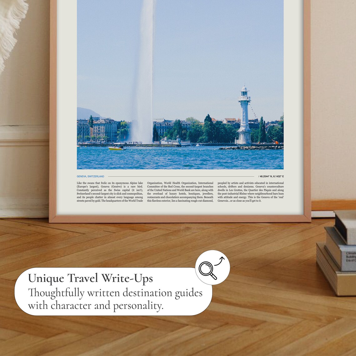 Geneva Travel Poster, Switzerland Wall Art Print - Image 2