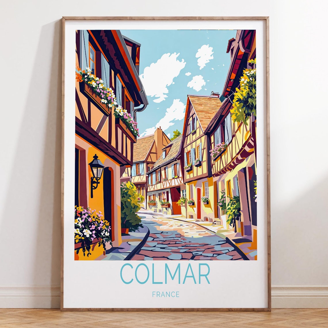 Colmar France Travel Poster Colmar France Travel Wall Art France Print City Personalised Gifts Travel Gifts Home Decor