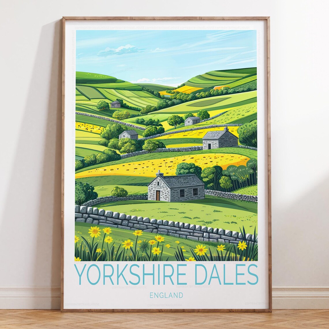 Yorkshire Dales National Park Wall Art Poster