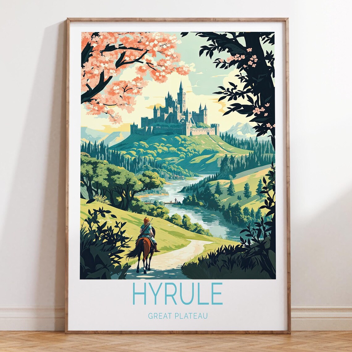 The Legend Of Zelda Hyrule Great Plateau Travel Poster