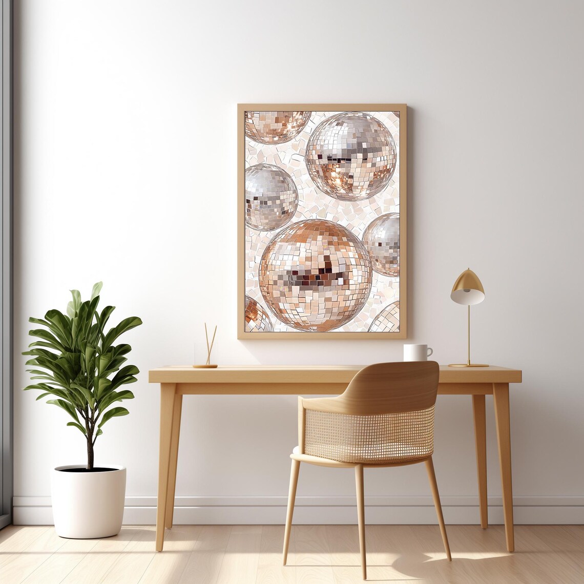 Disco Wall Art, Preppy Dorm Room Decor Poster - Image 2