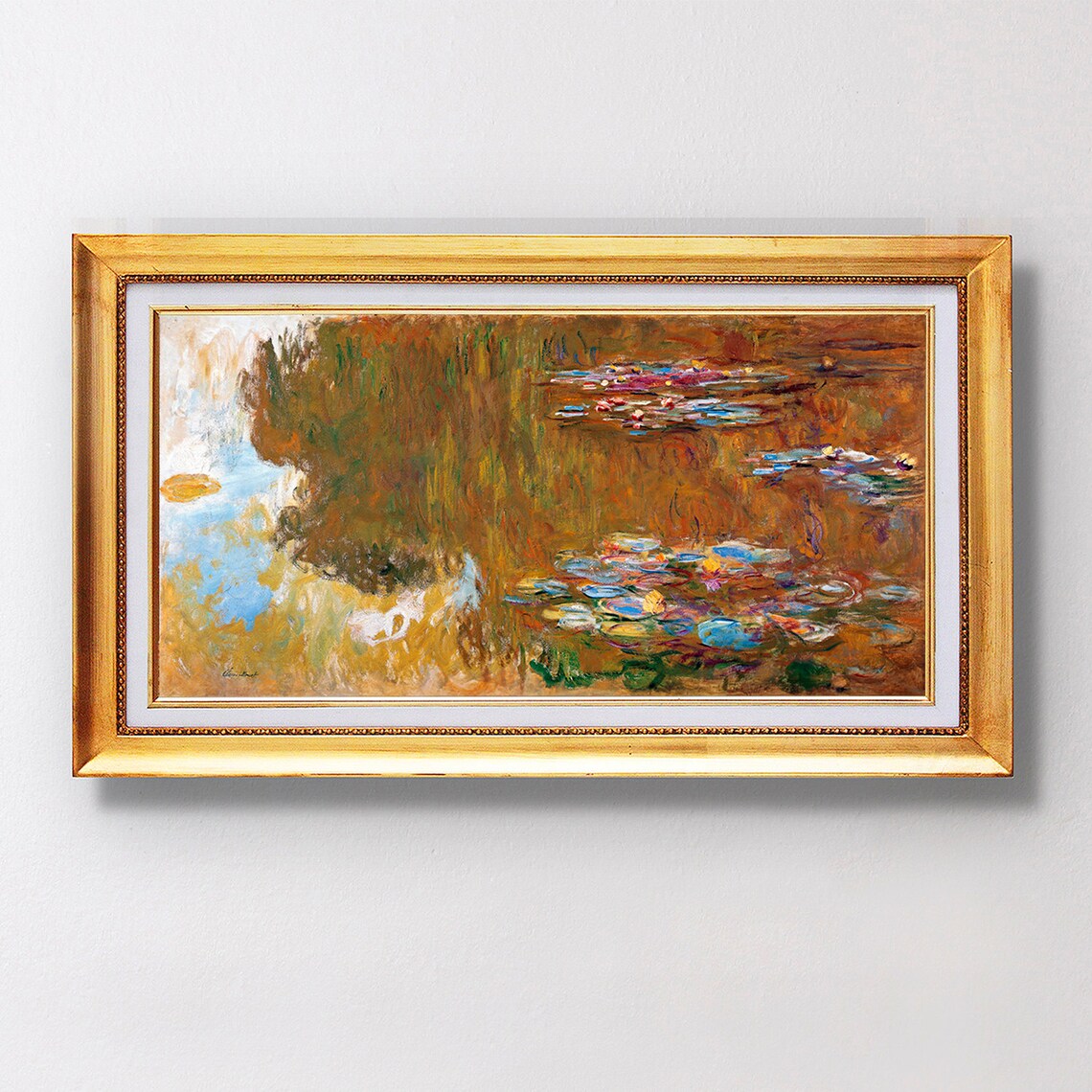 Claude Monet The Water Lily Pond Fine Art Glice 1917 Sku 0162 - Image 2