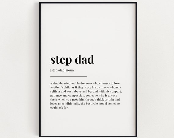 Step Dad Definition Meaning, Gift For Step Dad