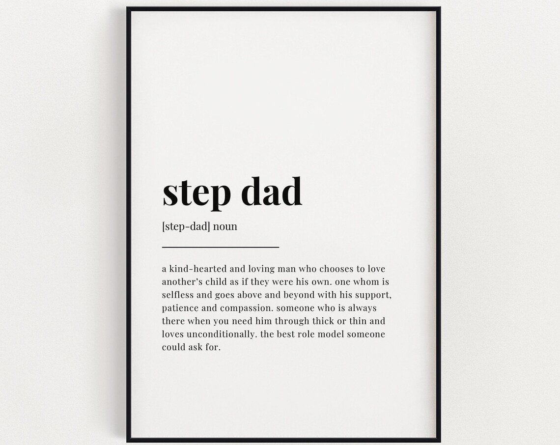Step Dad Definition Meaning, Gift For Step Dad