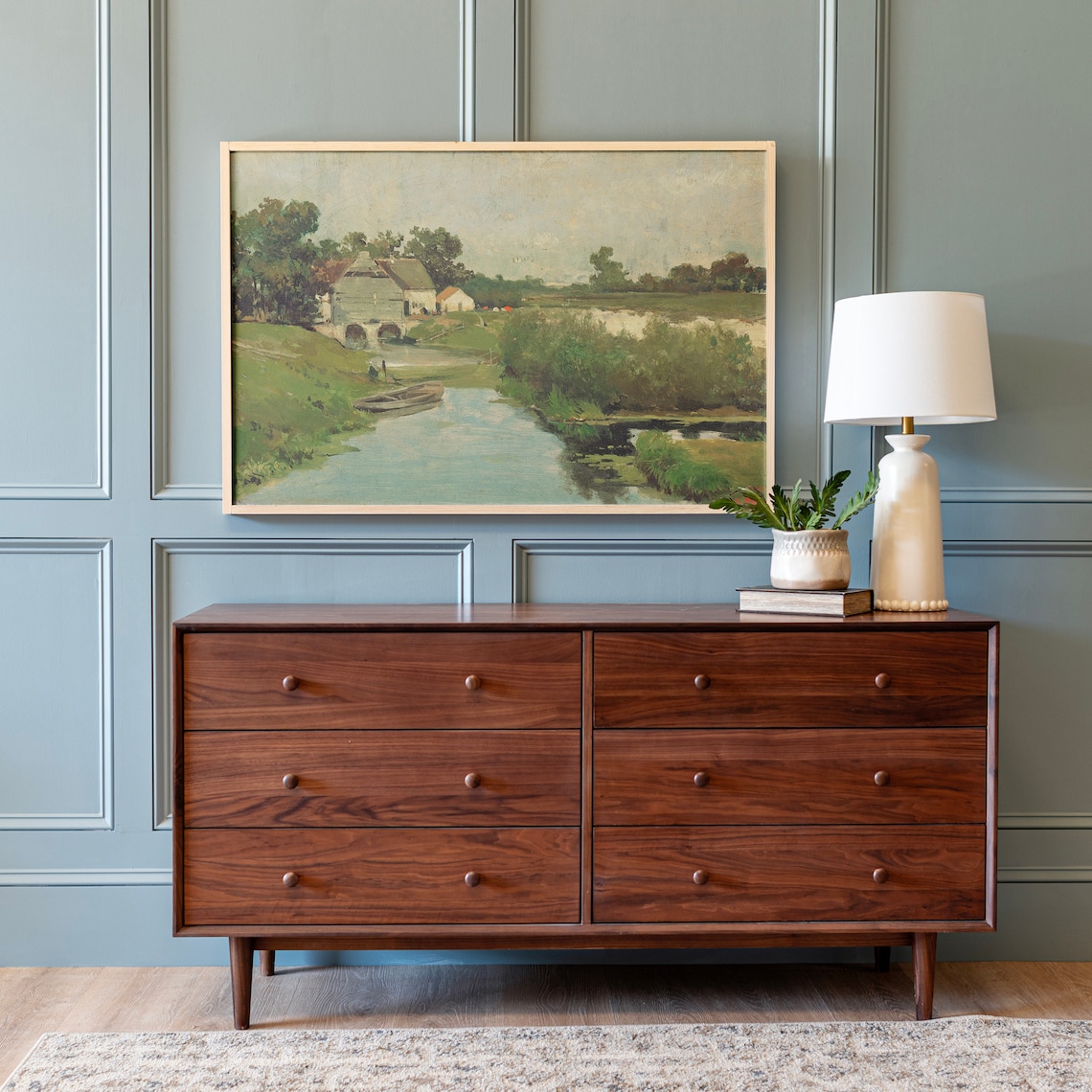 Vintage Horizontal Landscape Wall Art Poster Print - Image 3