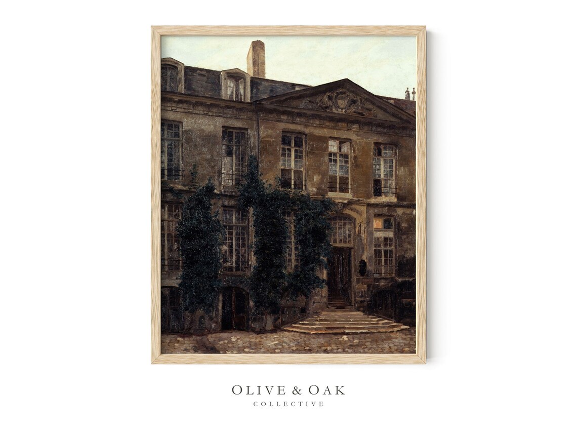 French Architecture Painting, Parisian Wall Art - Image 4