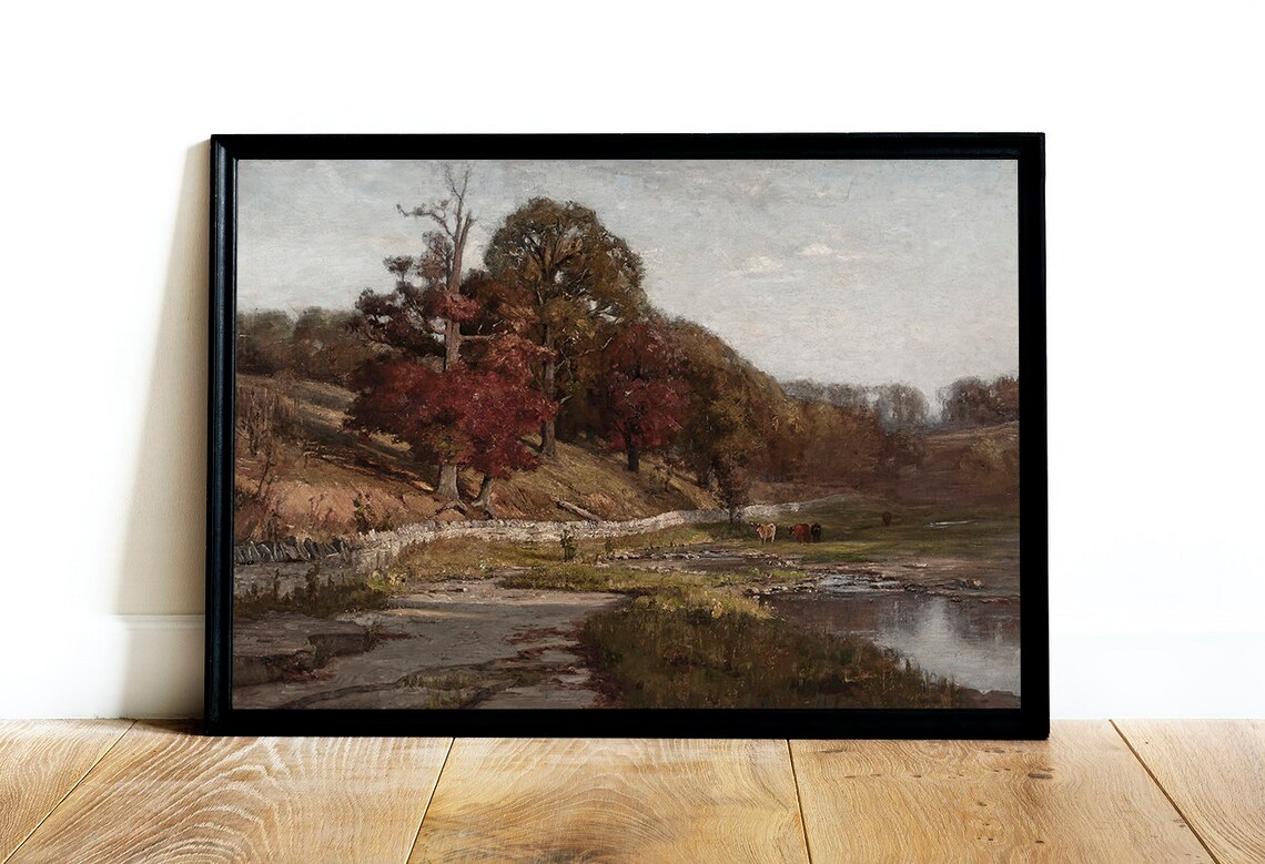 Fall Farmhouse Vintage Autumn Art Print - Image 2
