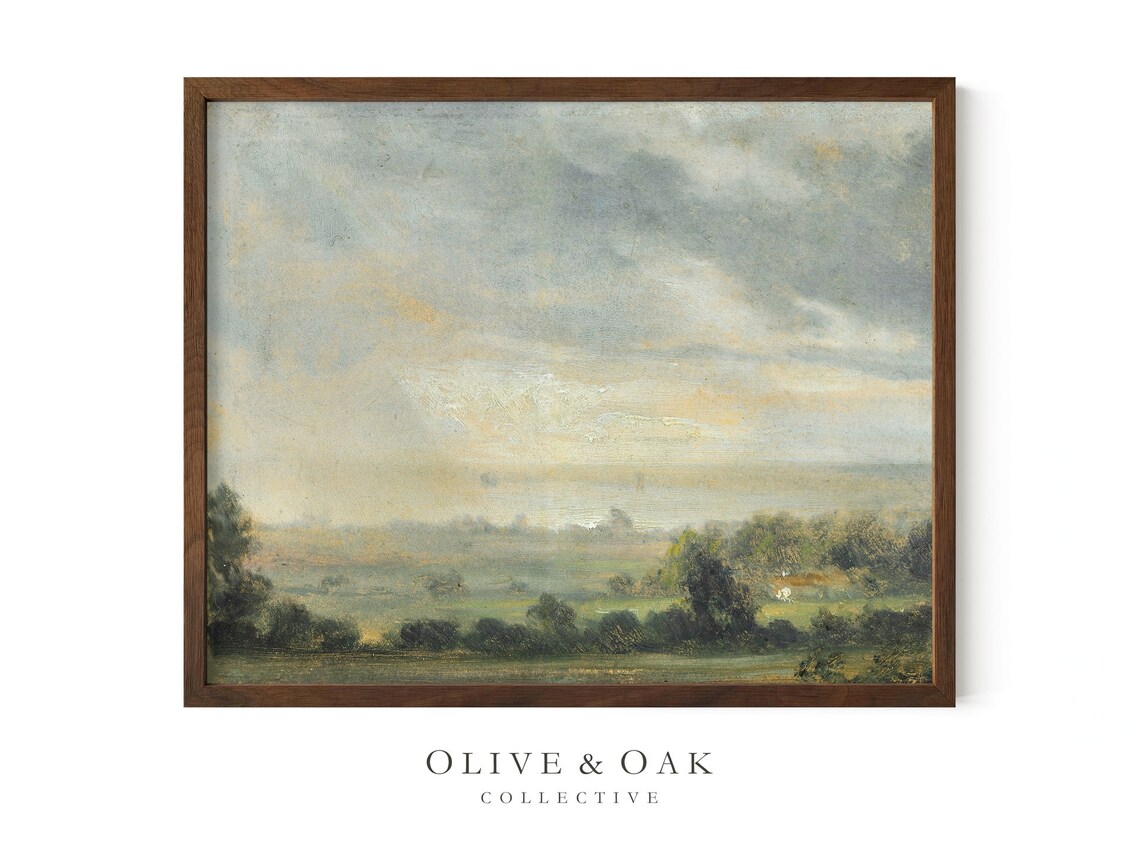 Vintage Landscape - Farmhouse Art - Image 4