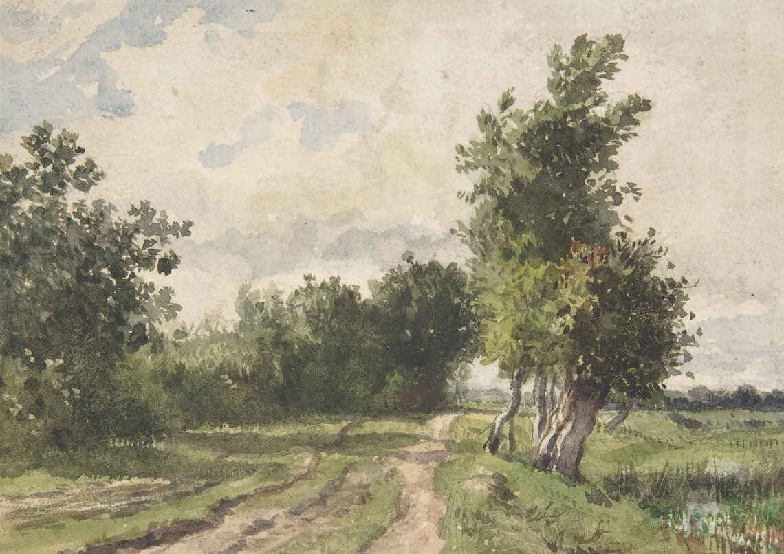 Country Landscape - Vintage Farmhouse - Image 3