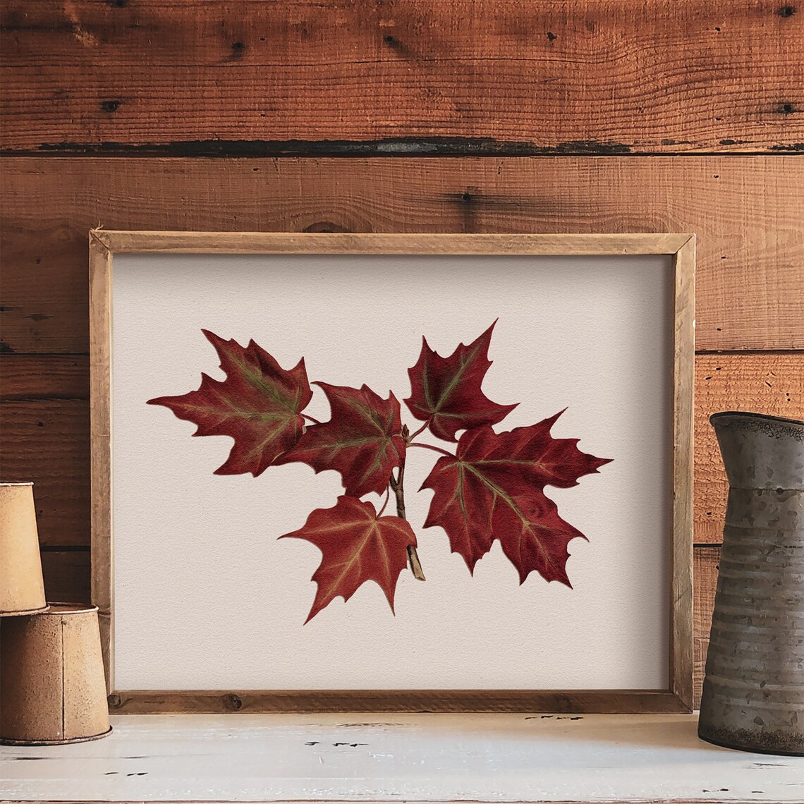 Fall Leaves Art Print, Autumn Wall Art - Image 4