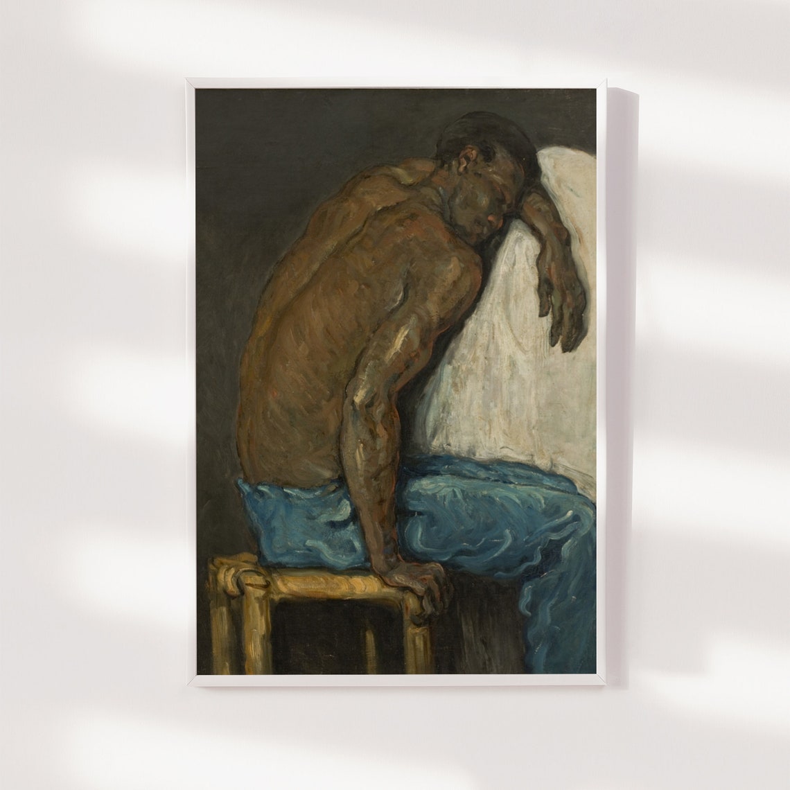 Paul Cezanne Scipio 1867 Classic Oil Portrait Reproduction Print - Image 4