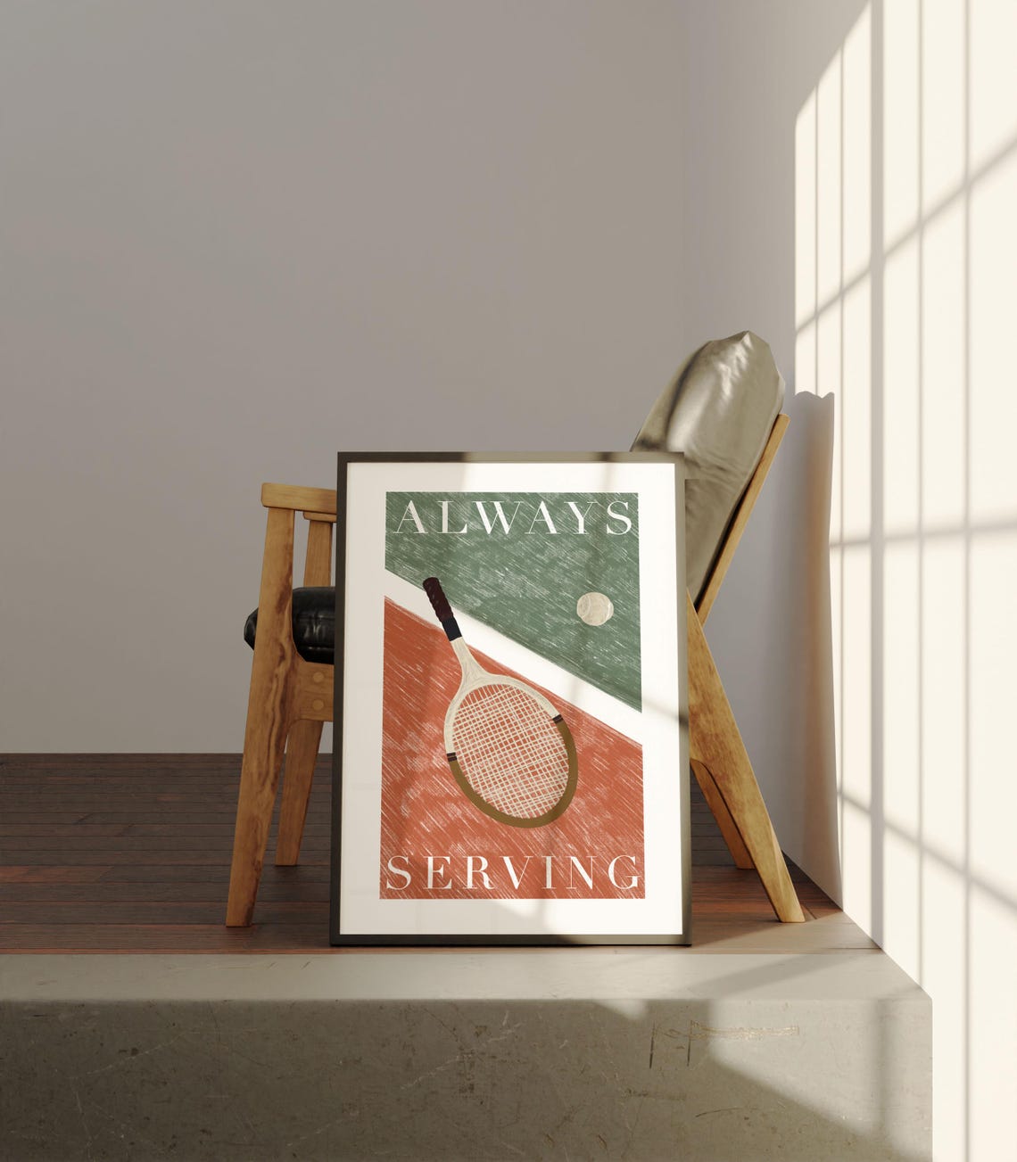 Tennis Art Print, Tennis Lovers Gift - Image 2