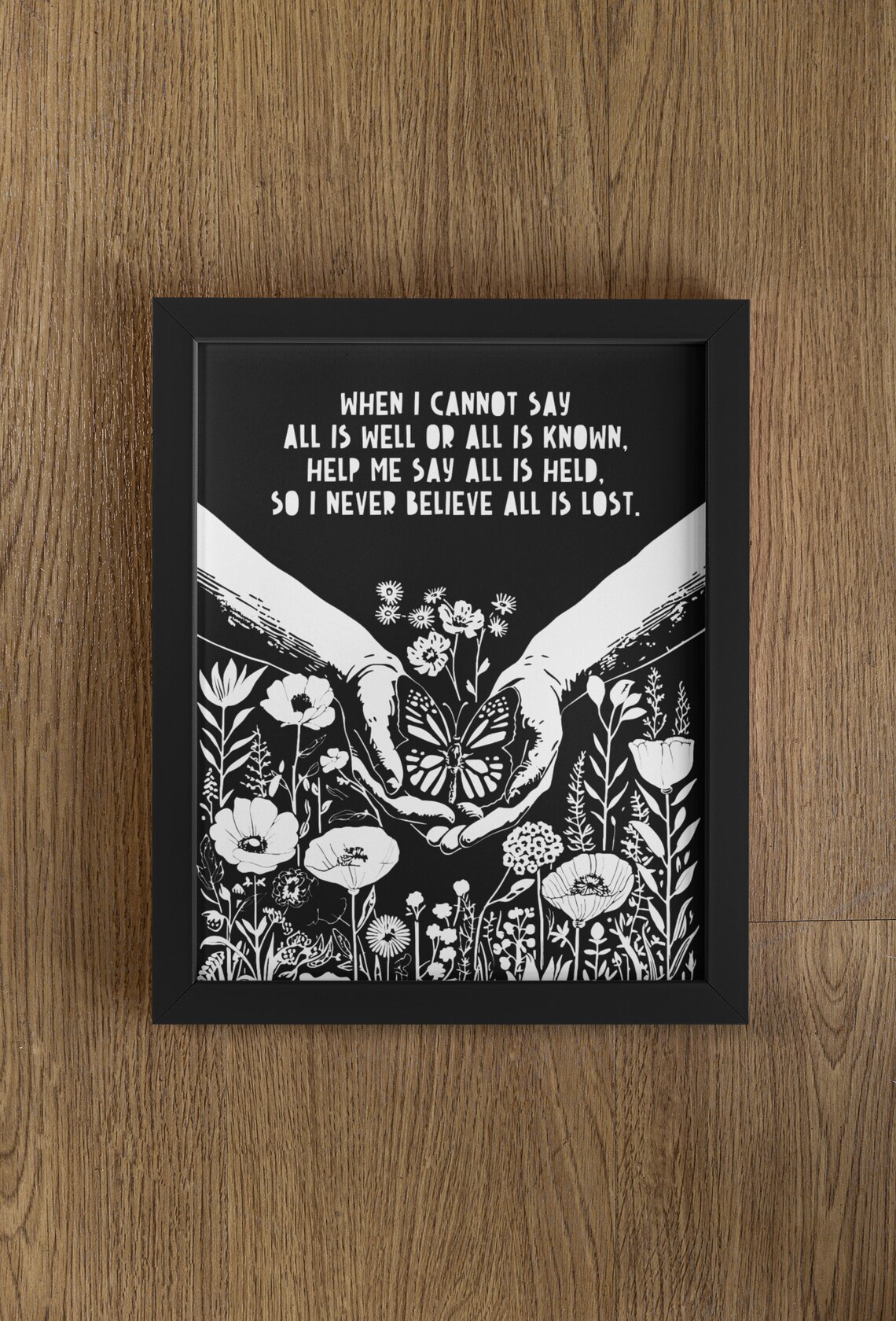 When I Cannot Say All Is Well, All Is Held Poster