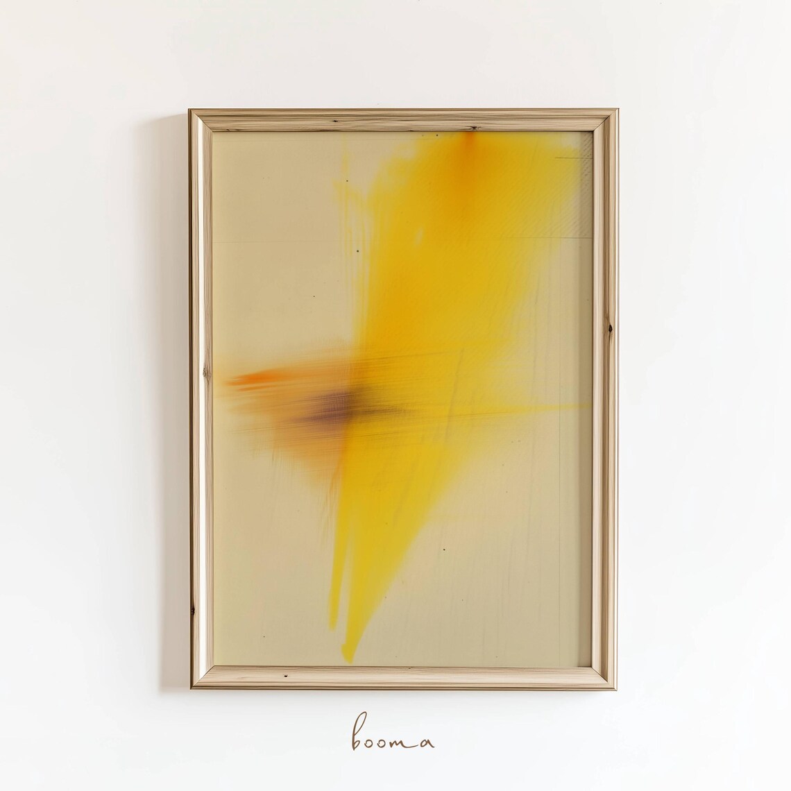 Textured Japandi Abstract Poster, Cozy Home Decor