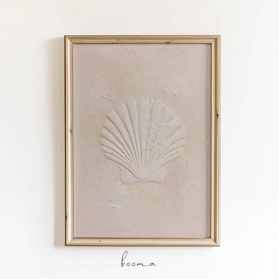Seashell Coastal Decor Art Print