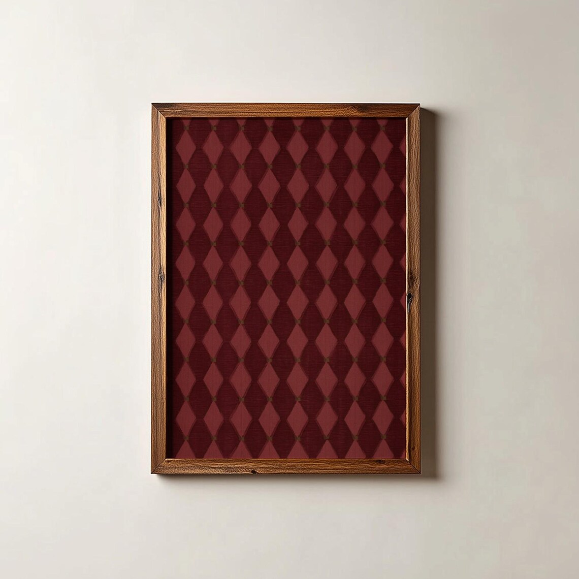 Argyle Pattern, Modern Textured Wall Decor