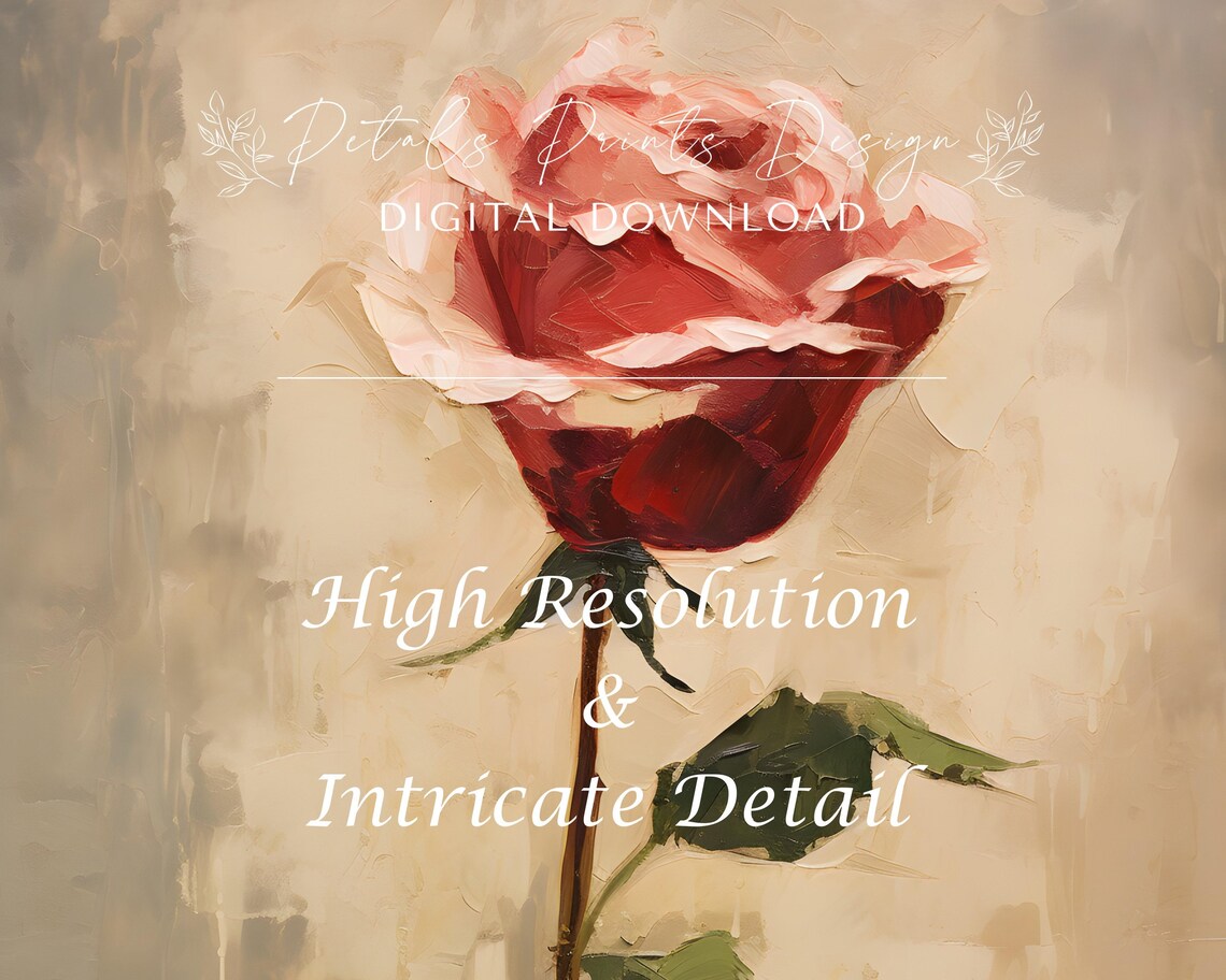 Valentines Day Red Pink Roses Watercolor Art Print - Image 3